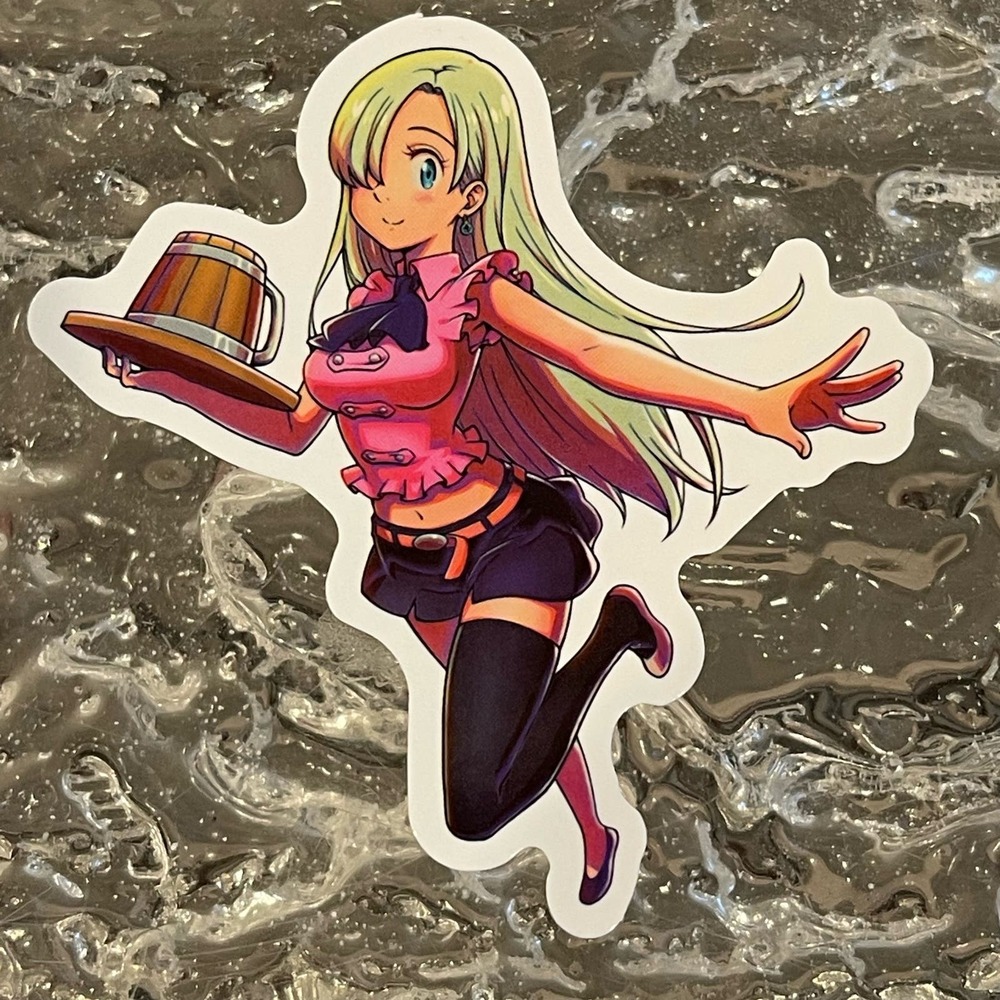 5/$10 Waterproof Vinyl Sticker Seven Deadly Sins Elizabeth Lion